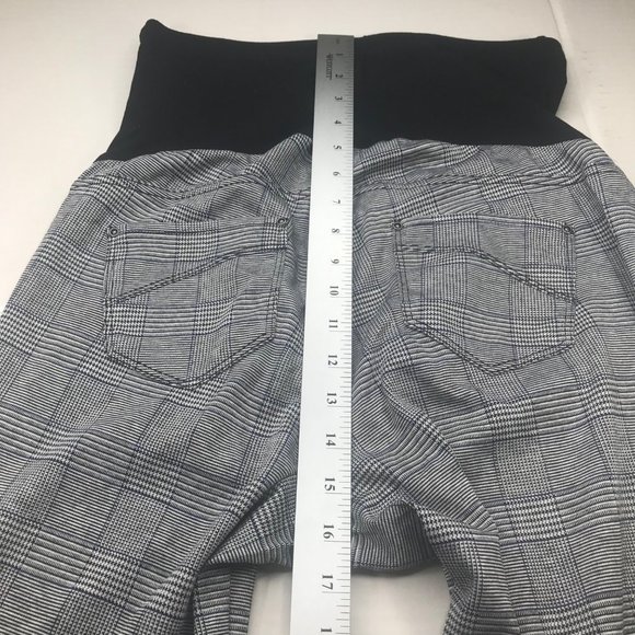 Time And Tru Women's Size Medium 8-10 Maternity Jegging Multicolor Plaid New - Picture 13 of 15